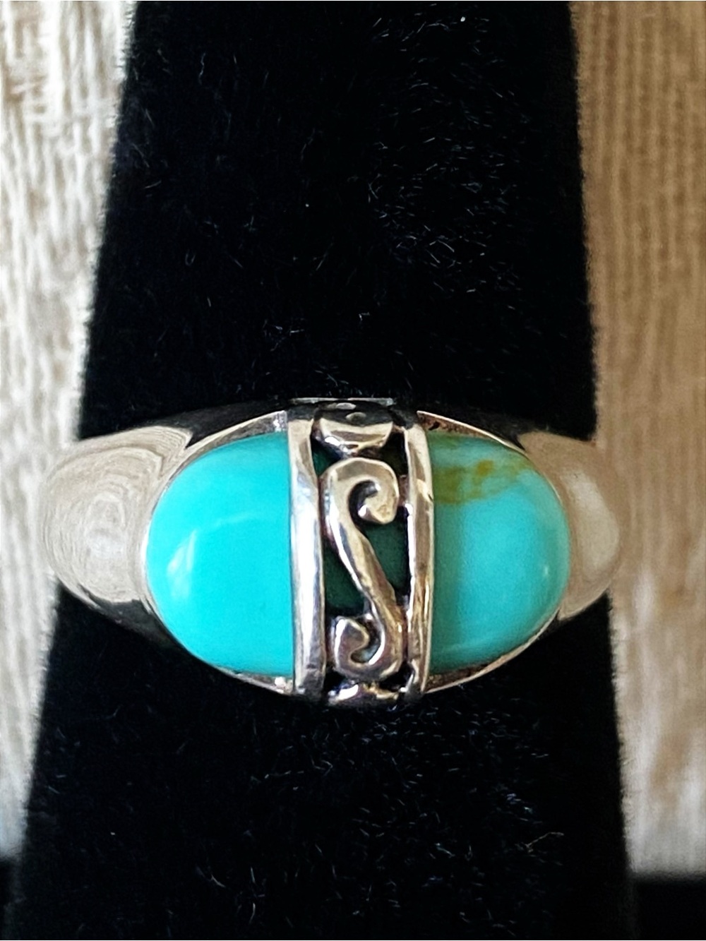 Premier Designs Sterling Silver âBonitaâ Ring Genuine Turquoise - 925 Marked